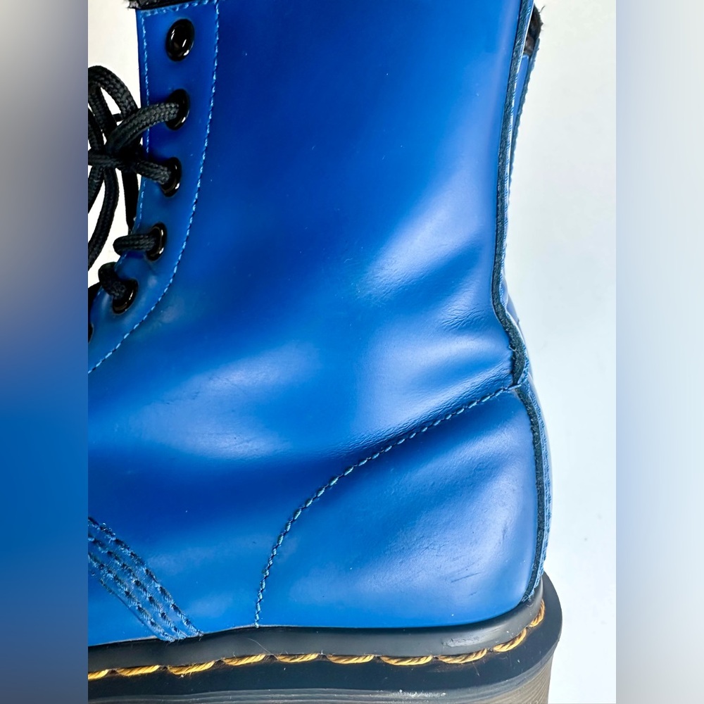 Dr. Martens Blue 1460 Lace-Up Leather Boots, size 5 women, 4 men - Picture 8 of 14